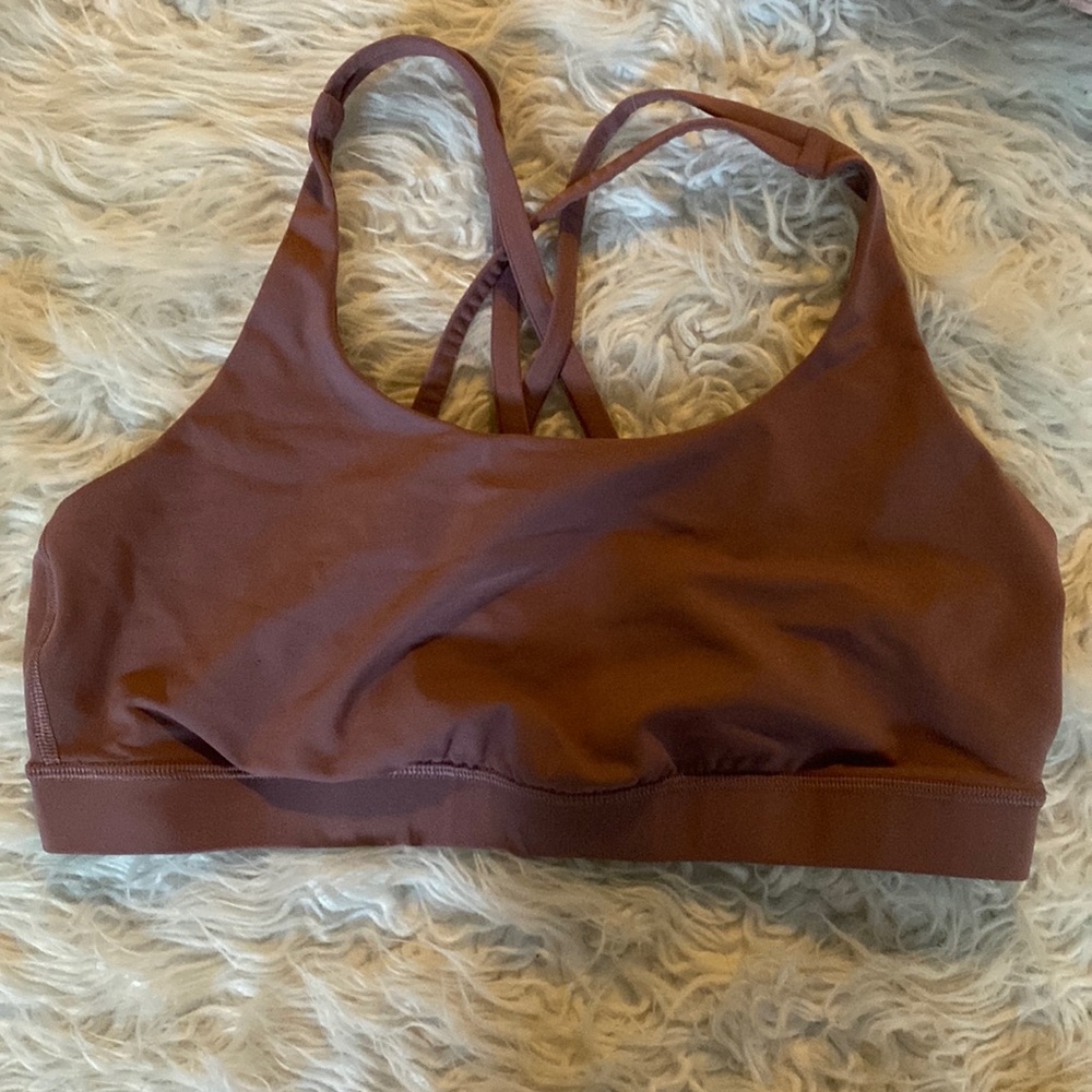mauve lululemon bra (Perfect condition)
